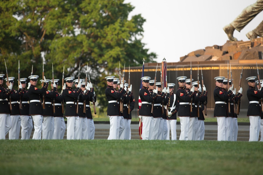 Marine Barracks Washington Sunset Parade June 13, 2017