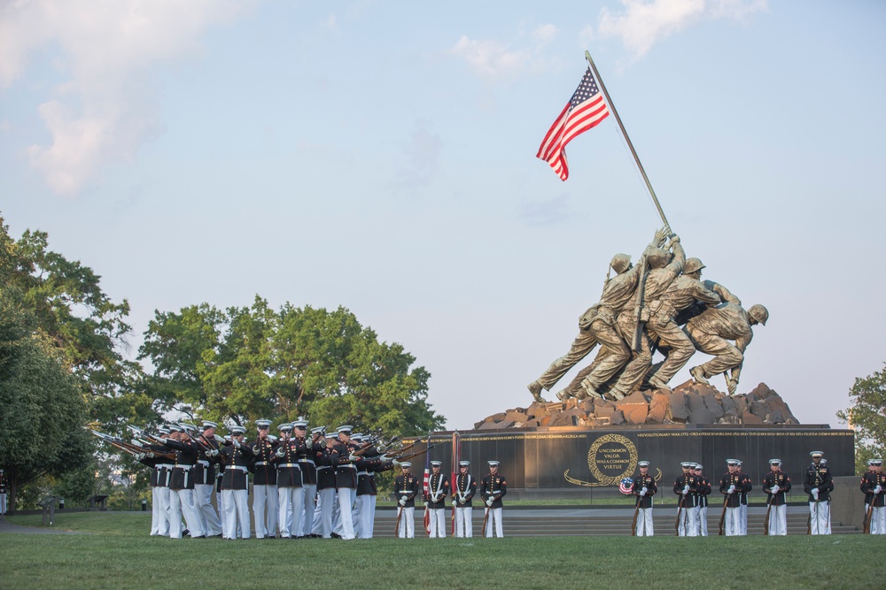 Marine Barracks Washington Sunset Parade June 13, 2017