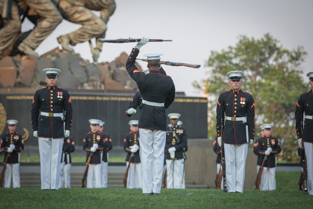 Marine Barracks Washington Sunset Parade June 13, 2017