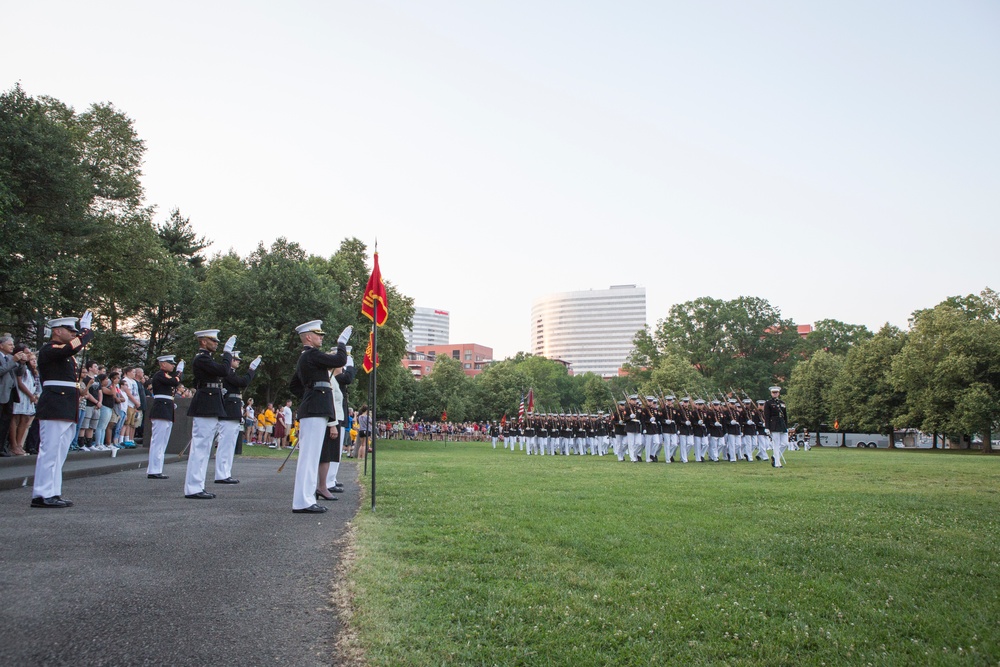 Marine Barracks Washington Sunset Parade June 13, 2017