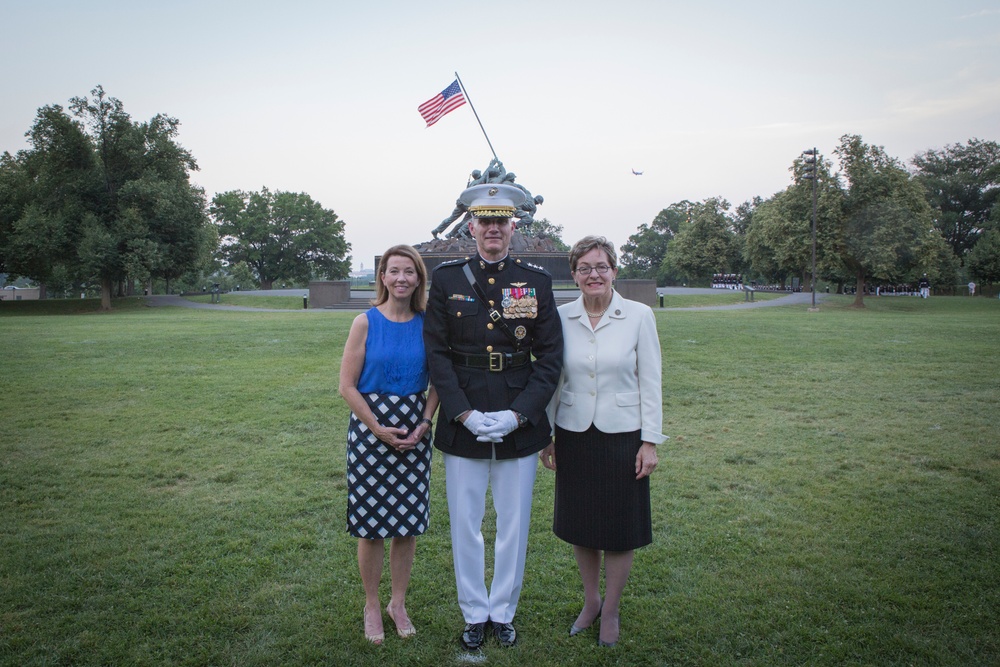 Marine Barracks Washington Sunset Parade June 13, 2017