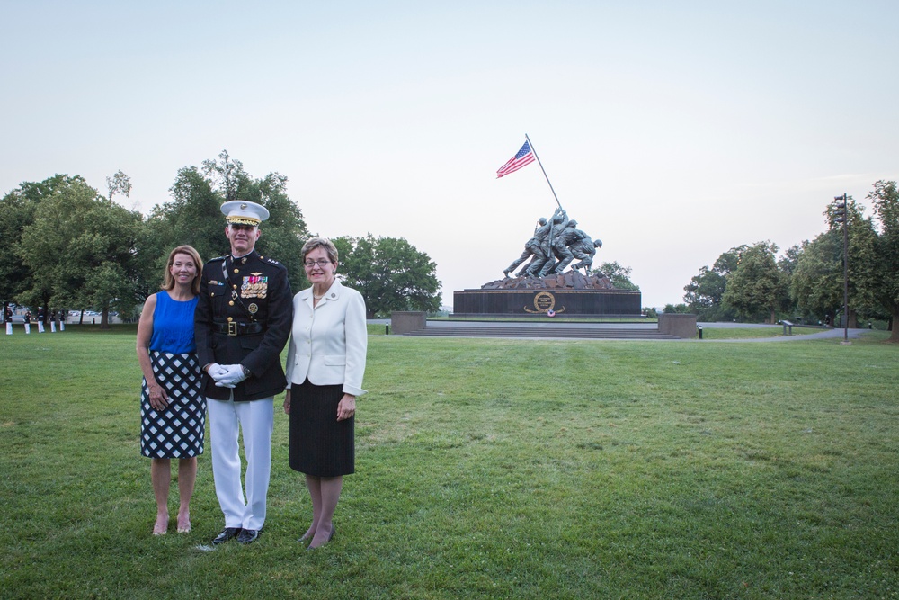 Marine Barracks Washington Sunset Parade June 13, 2017