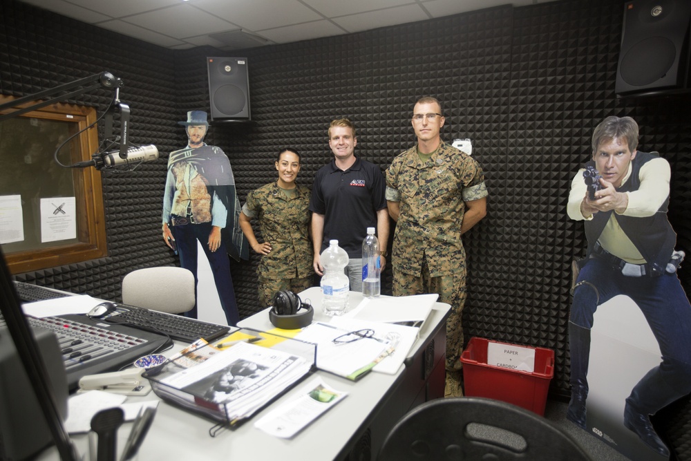 SPMAGTF-CR-AF Marines Conduct AFN Radio Segment