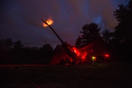 Saber Strike 2017 - Howitzer Night Fire