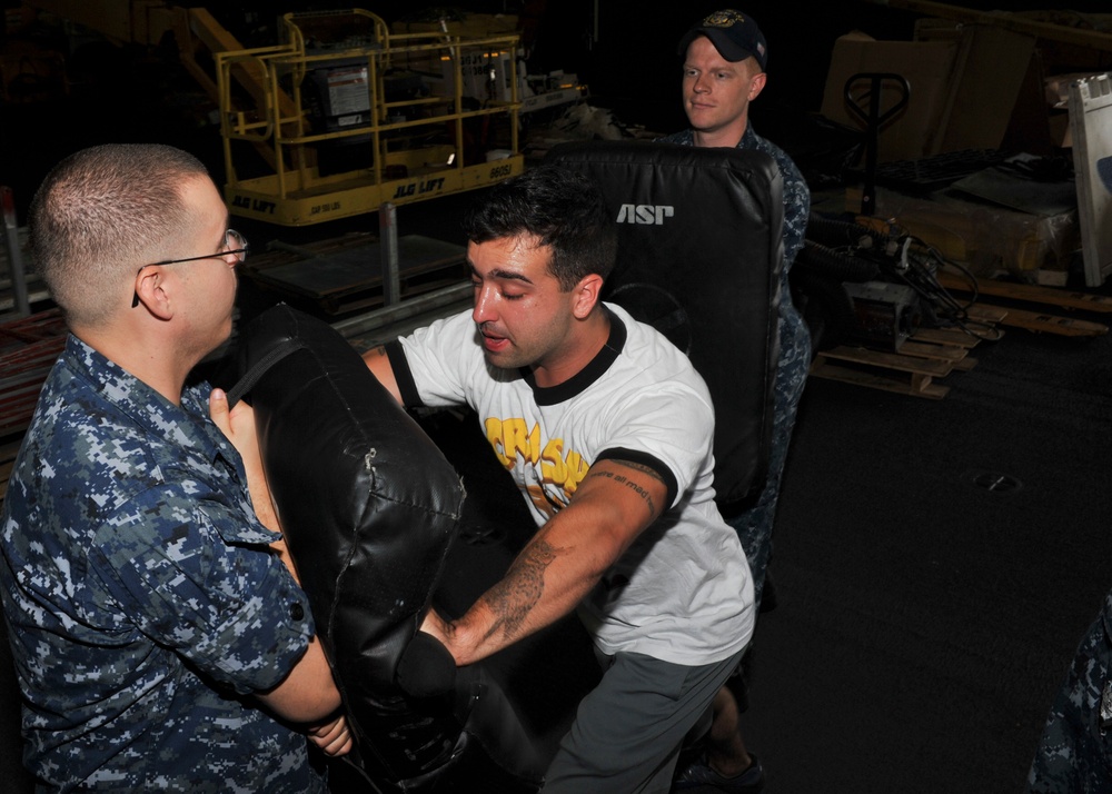 USS Wasp Security Training