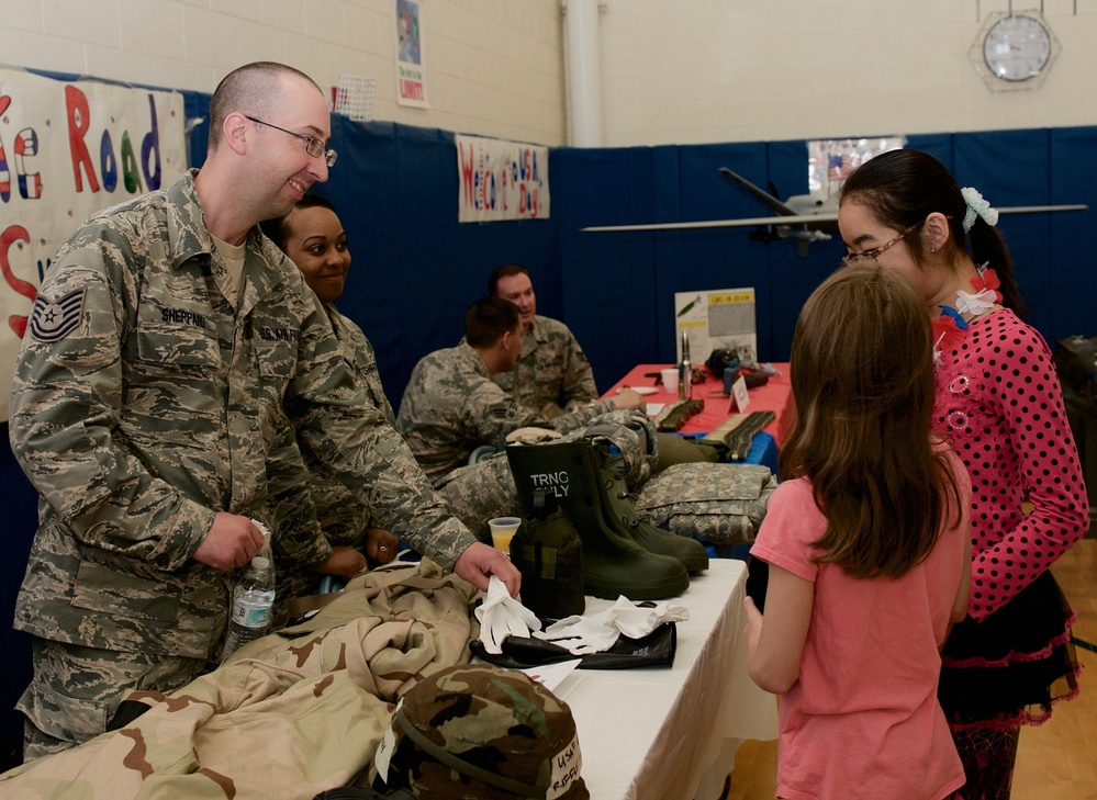 The 174th Supports Gillette Road Middle School’s USA Day