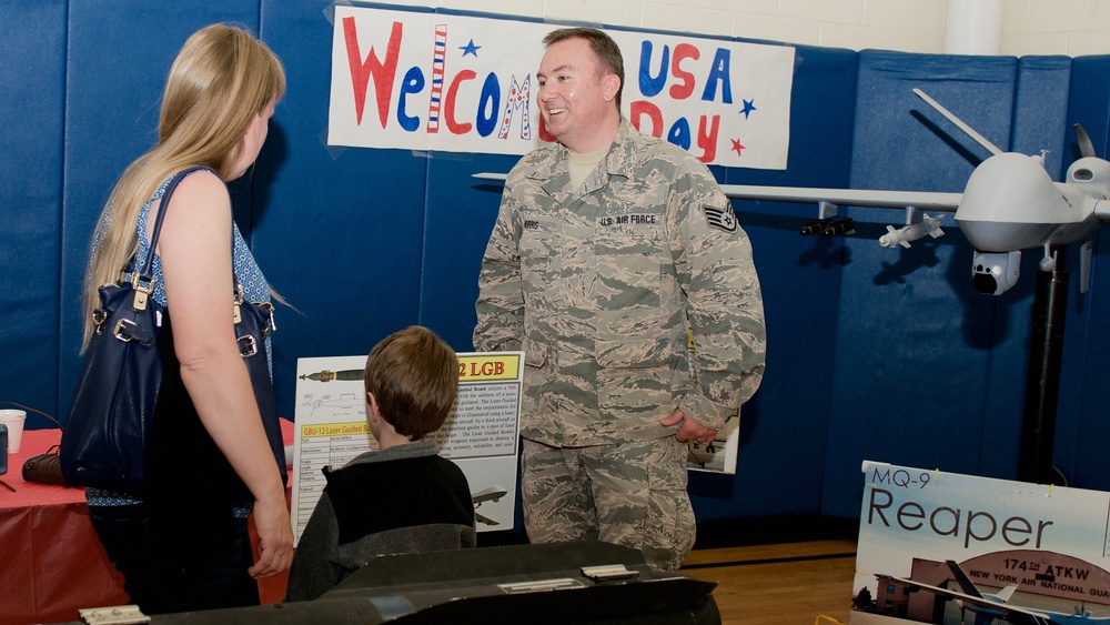 The 174th Supports Gillette Road Middle School’s USA Day