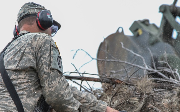 Soldiers deliver timber to support reservation communities