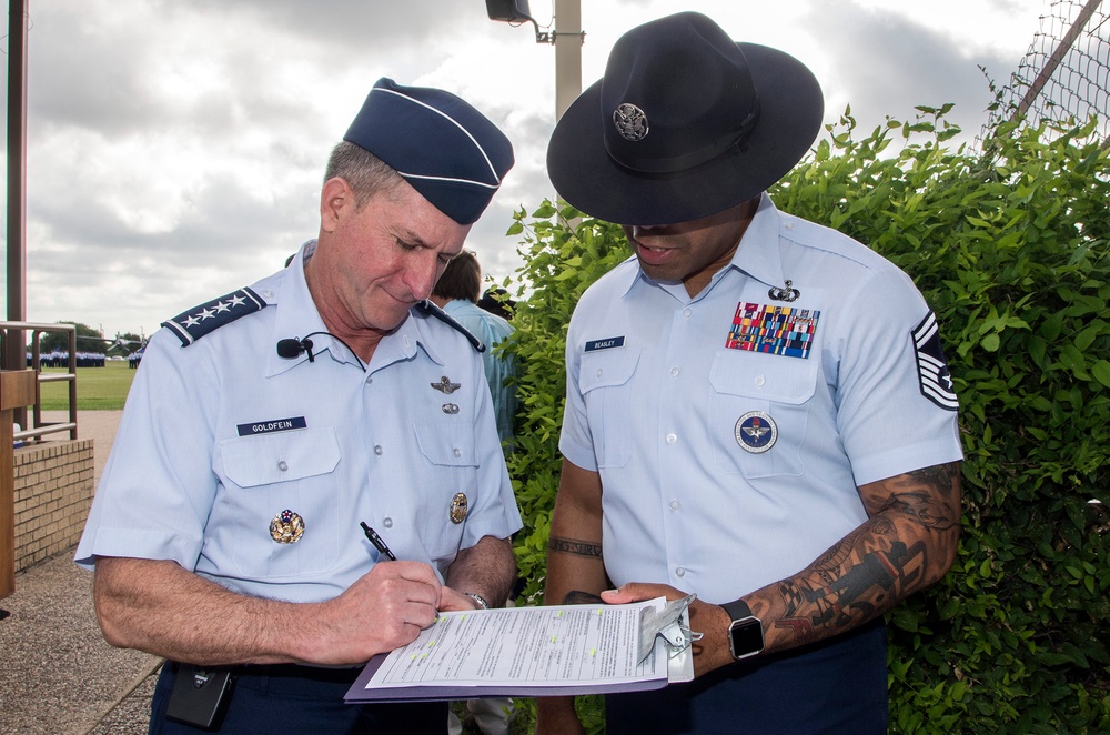 Air Force Chief of Staff Gen. David Goldfein visits JBSA Lackland