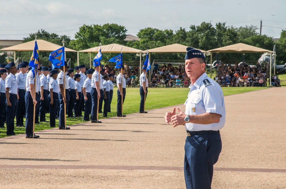 Air Force Chief of Staff Gen. David Goldfein visits JBSA Lackland