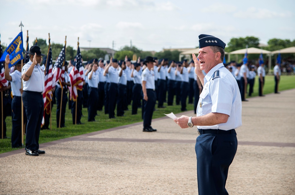 Air Force Chief of Staff Gen. David Goldfein visits JBSA Lackland