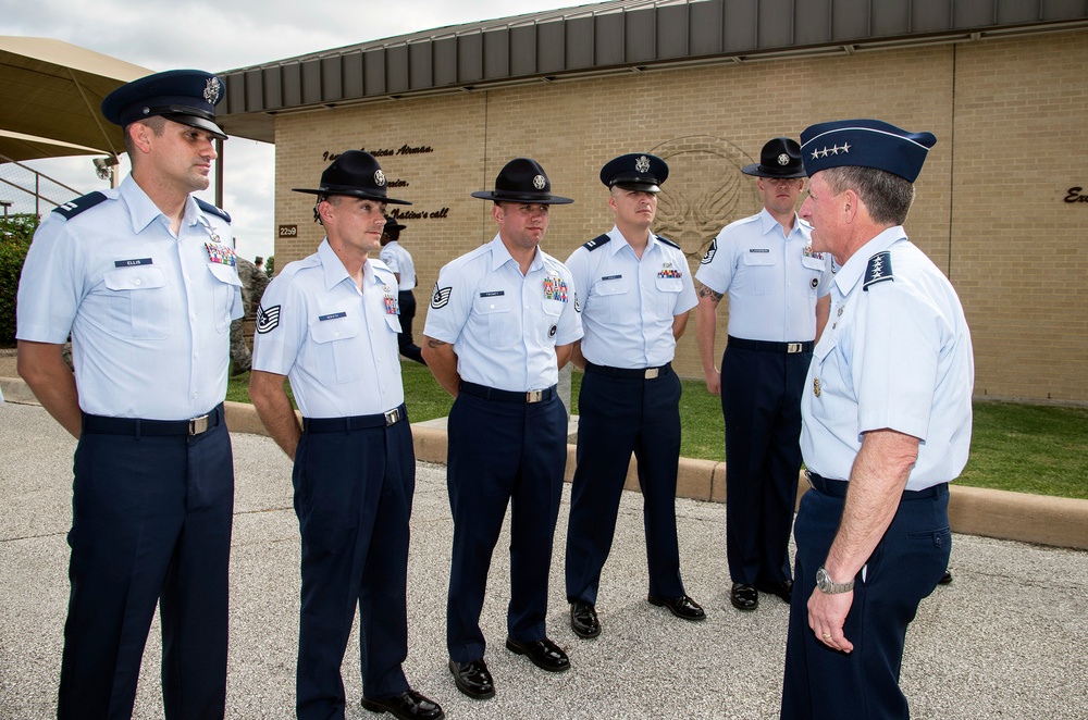 Air Force Chief of Staff Gen. David Goldfein visits JBSA Lackland