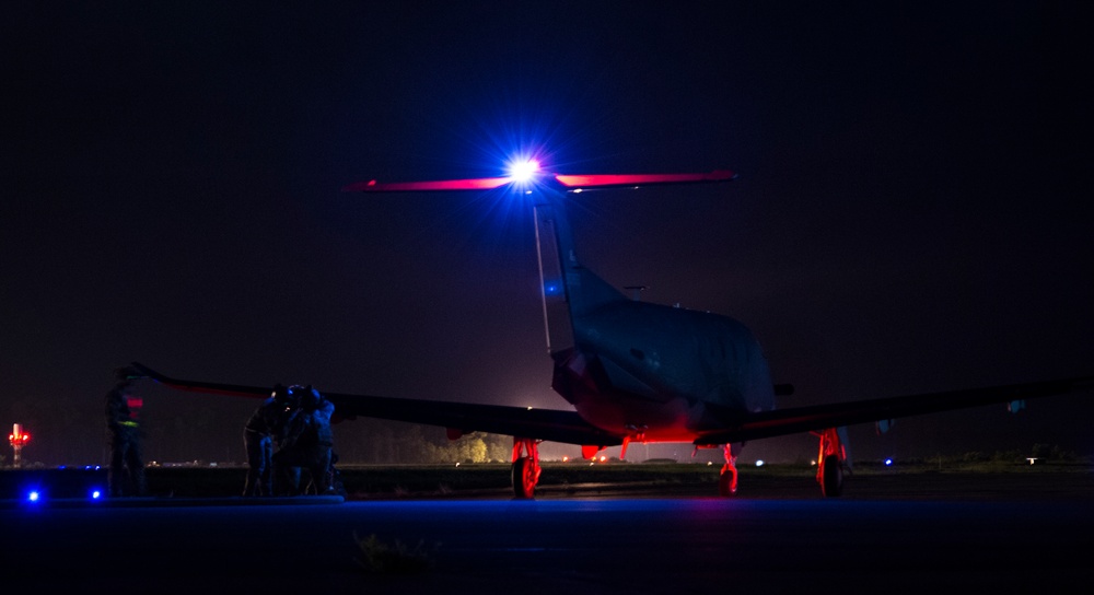 EC-130J broadcasts FARP capability with PC-12