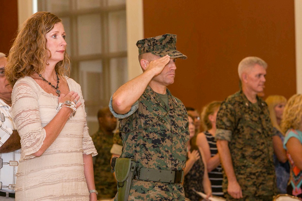 22nd Marine Expeditionary Unit Change of Command Ceremony