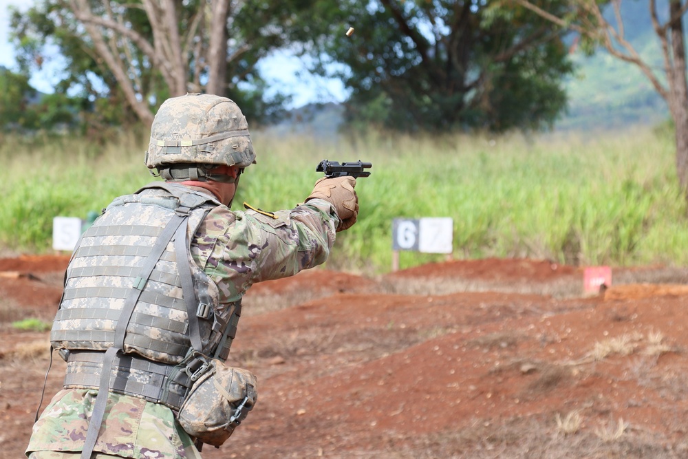 Soldiers Compete in USARPAC Best Warrior Competition