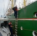 U.S. Coast Guard and Customs and Border Patrol perform joint boardings for Sail Boston 2017