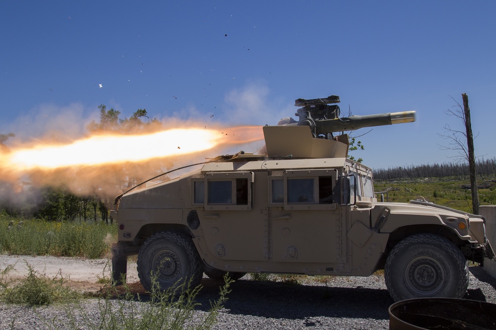 Soldiers Fire TOW Missile System