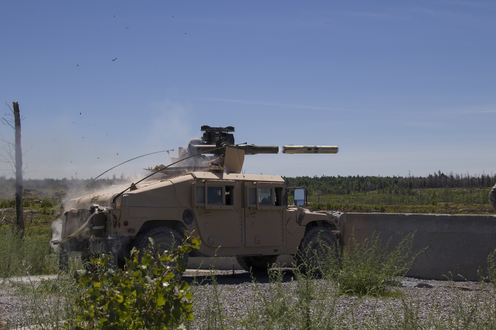 Soldiers Fire TOW Missile System