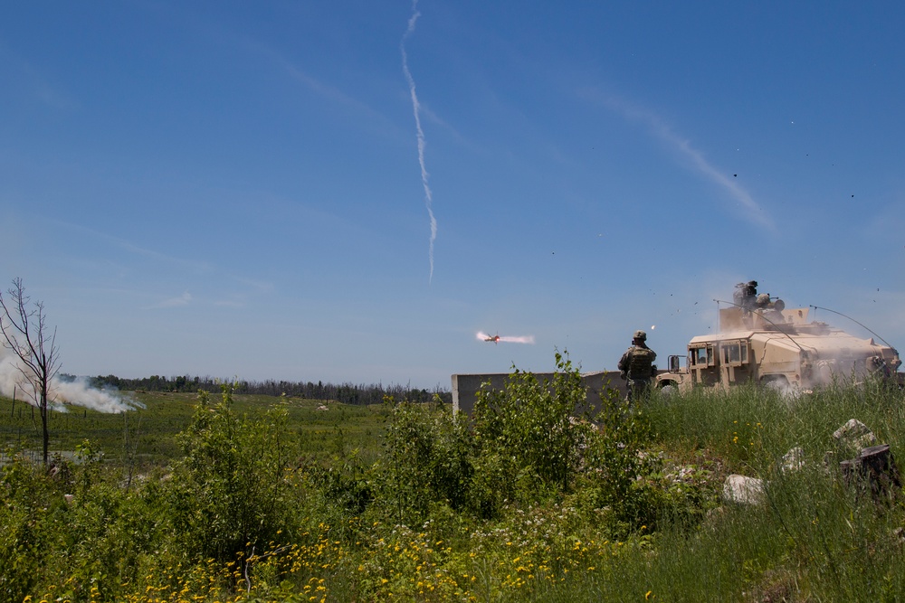 Soldiers Fire TOW Missile System