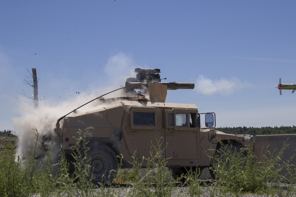 Soldiers Fire TOW Missile System