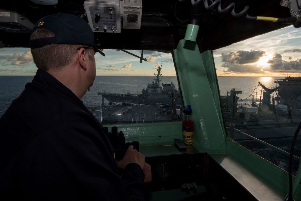 USS Bonhomme Richard Replenishment at Sea