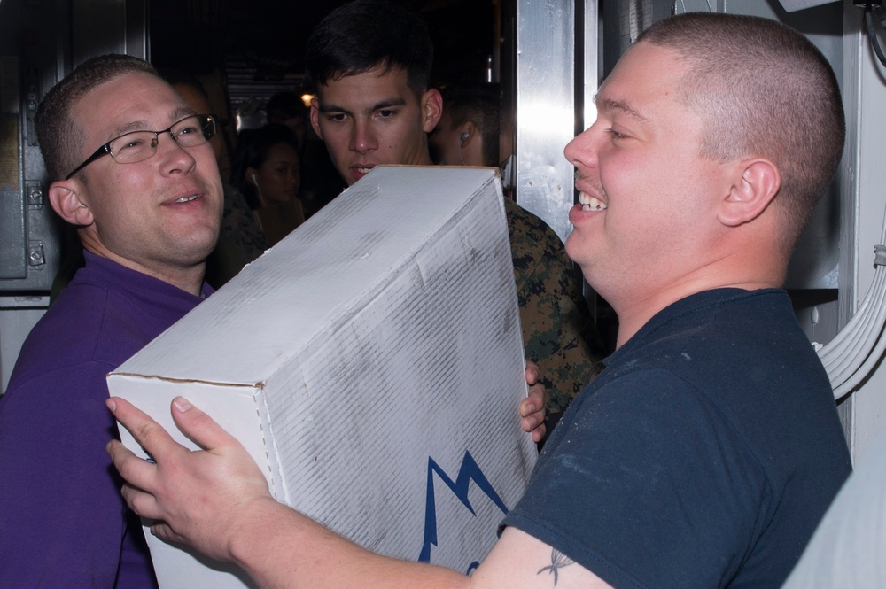 USS Bonhomme Richard Replenishment-at-sea
