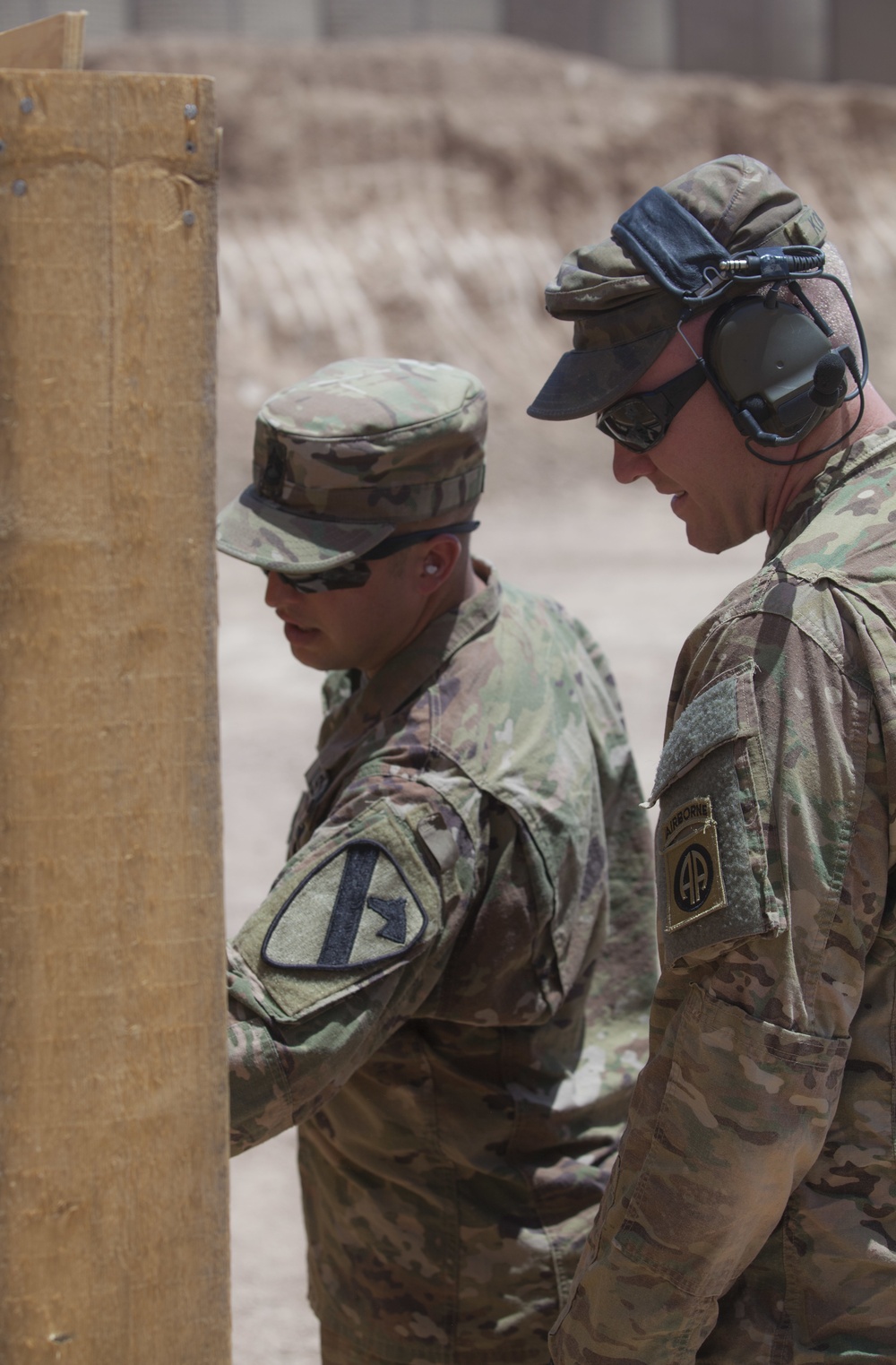 Incoming Command Sgt. Maj. Visits Paratroopers in Iraq