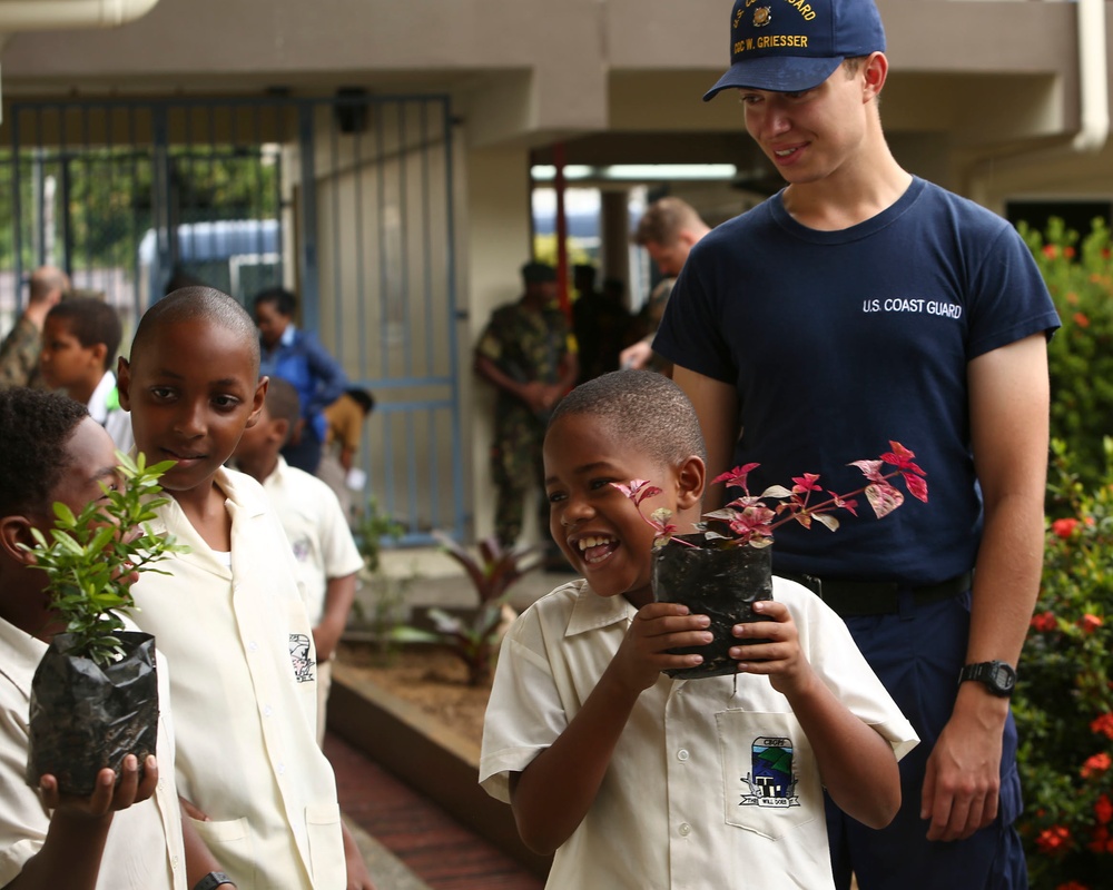 Caring for Carenage: U.S., partner nations revitalize a school