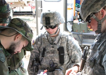 Medical professionals from U.S. and Croatia train together during Exercise Saber Strike 17