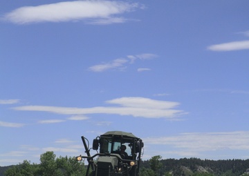 GC 2017 SD National Guard and Danish soldiers give road a facelift