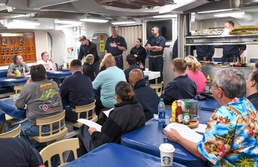 USS Wayne E. Meyer Departs Hawaii for a Tiger Cruise