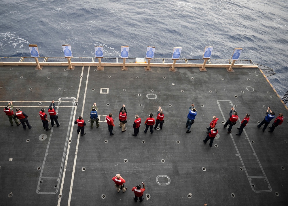 Sailors Shoot Pistols