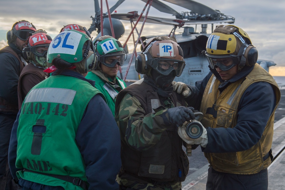 Sailors Participate In General Quarters