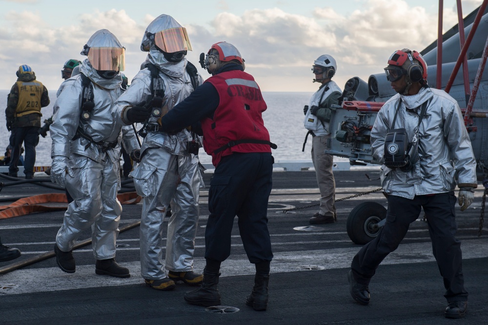 Sailors Participate In General Quarters