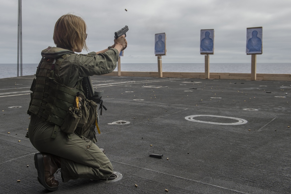 Sailor Shoots Pistol