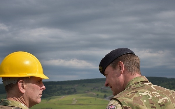 U.K. and U.S. Leadership Communicate at JNTC