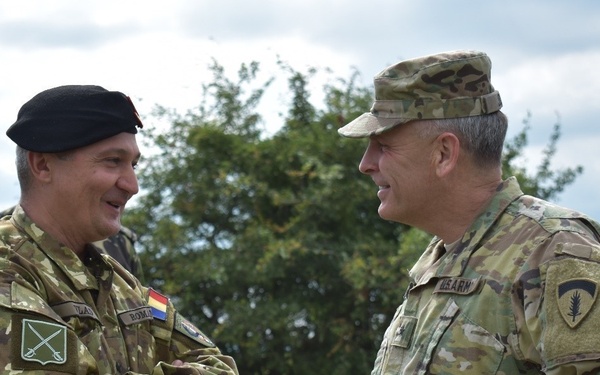 Romanian and U.S. General Officers Convene at the JNTC