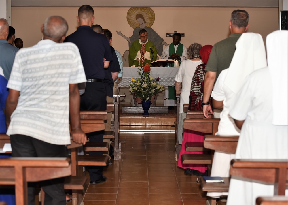 CJTF-HOA, Djiboutian bishop rebuild bonds through faith