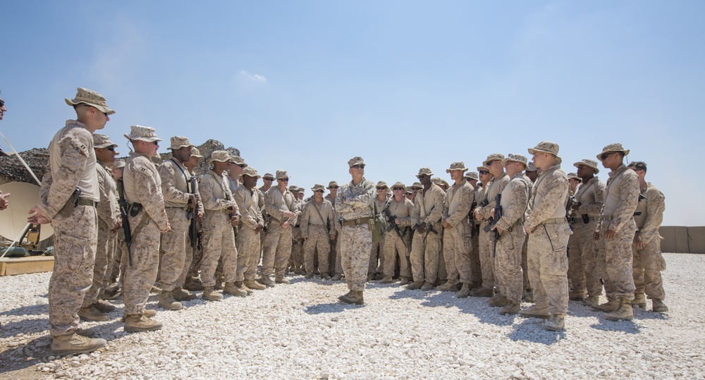 CMC Speaks to Marines deployed in support of Operation Inherent Resolve