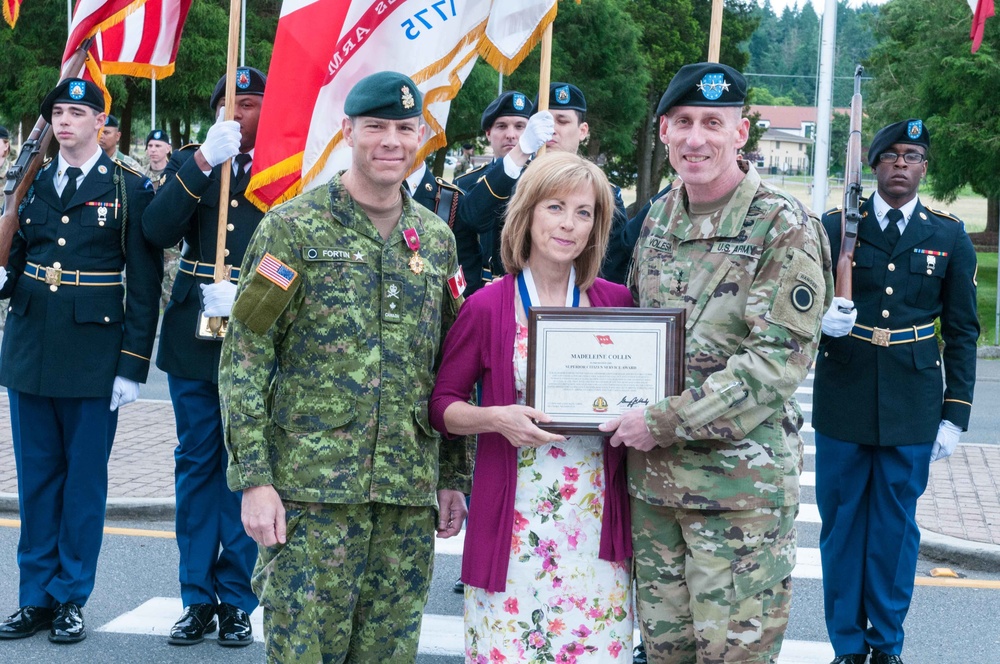 Canadian General bids farewell to