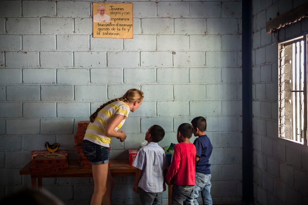 JTF-Bravo Orphange visit