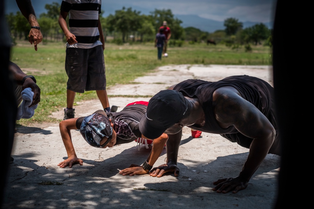 JTF-Bravo Orphange visit