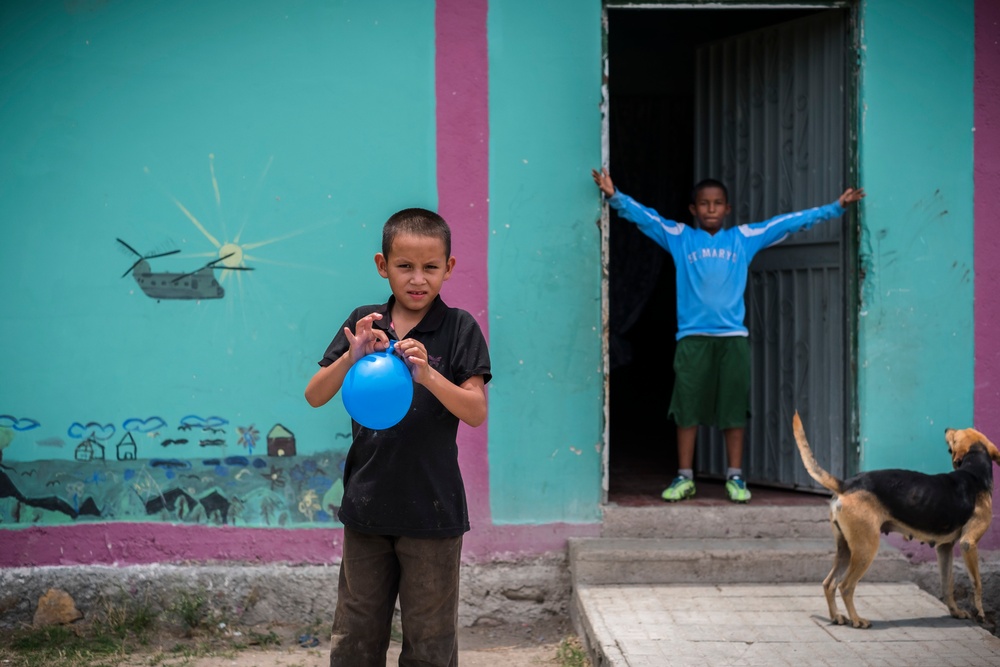 JTF-Bravo Orphange visit