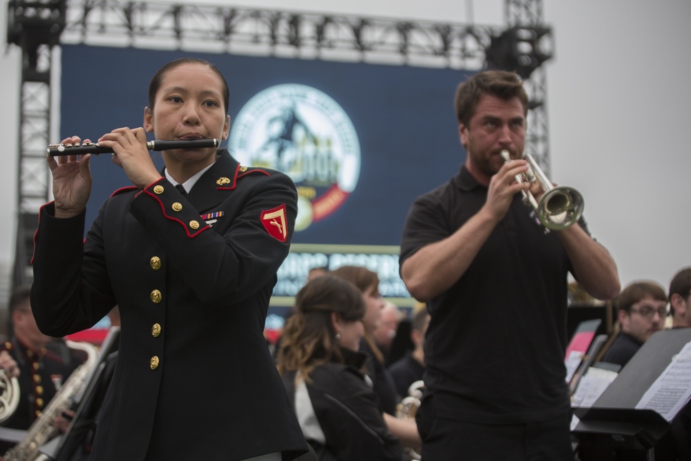 Marine Corps Band New Orleans performs at Four Freedoms Park