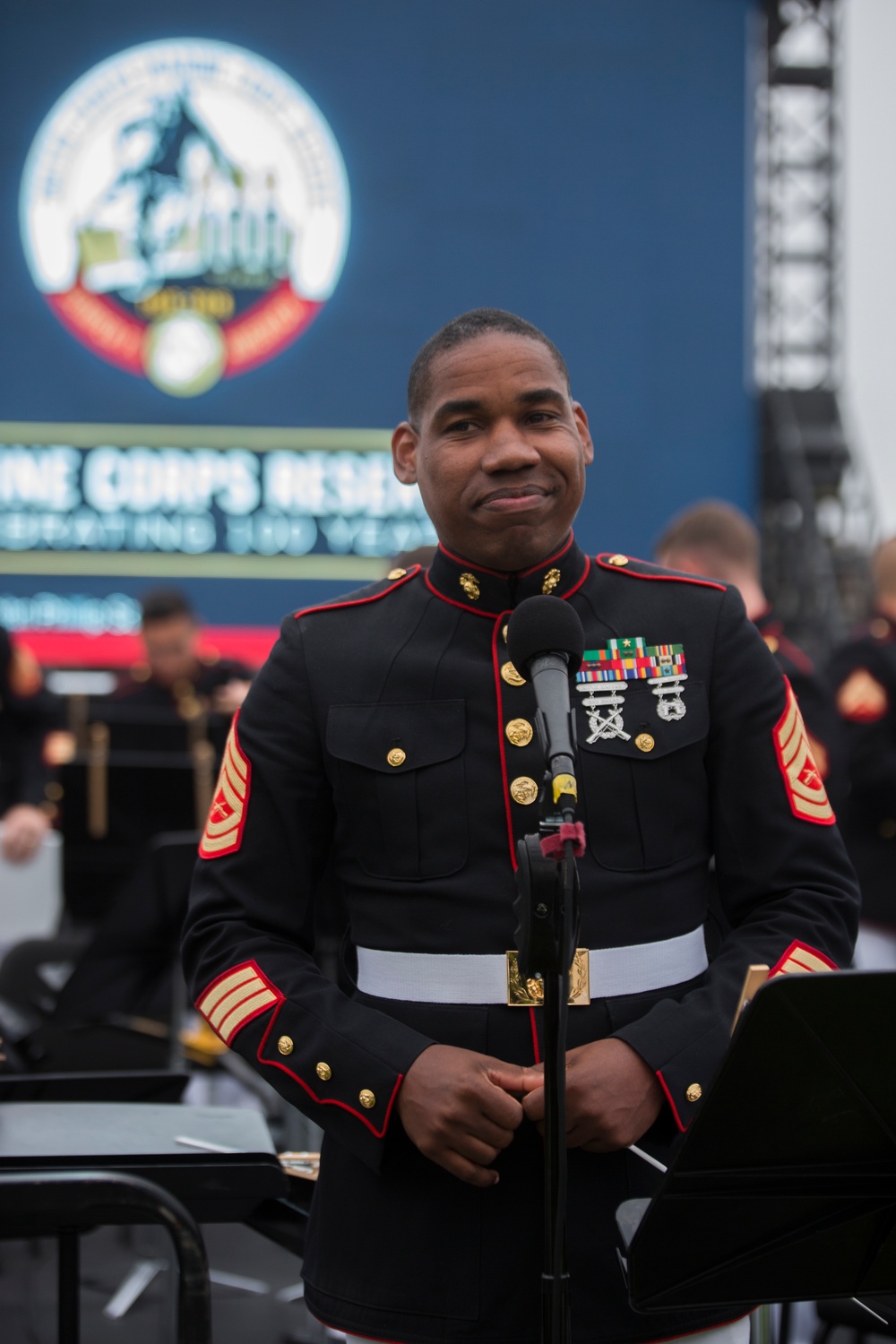 Marine Corps Band New Orleans performs at Four Freedoms Park