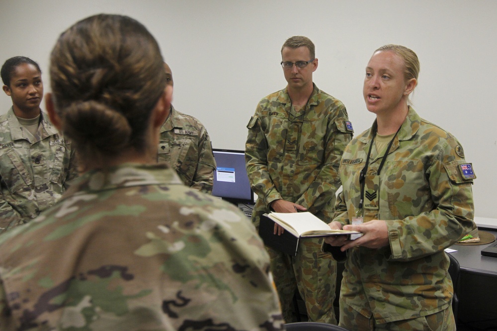 US- Australian Armies participate in 8th TSC’s annual Military Intelligence exercise Perspicuous Provider