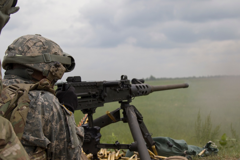 Soldiers Qualify with M2 Machine Gunes