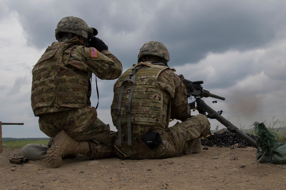 Soldiers Qualify with M2 Machine Gunes