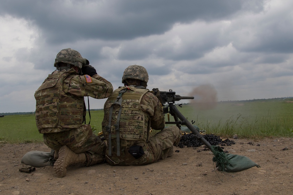 Soldiers Qualify with M2 Machine Gunes