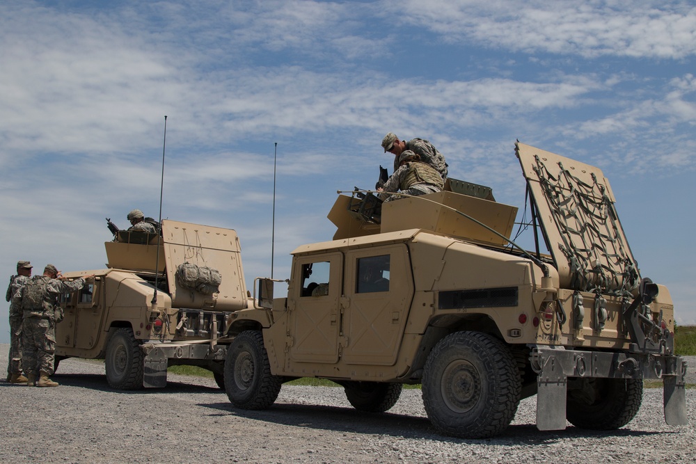 Soldiers Prepare for Mounted Gunnery